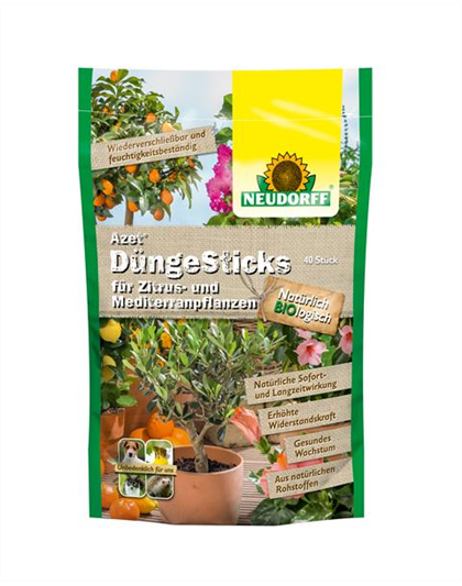 Azet Düngesticks für Zitrus- und Mediterranpflanzen