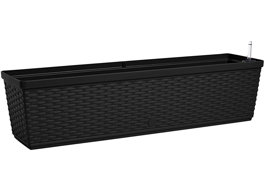 Emsa Blumenkasten für den Balkon 75cm, Selbstbewässerungssystem Casa