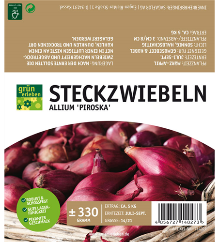 Steckzwiebel Piroska 