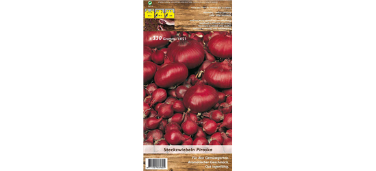 Steckzwiebel Piroska rot 
