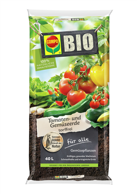Compo Bio-Tomaten und Gemseerde , torffrei