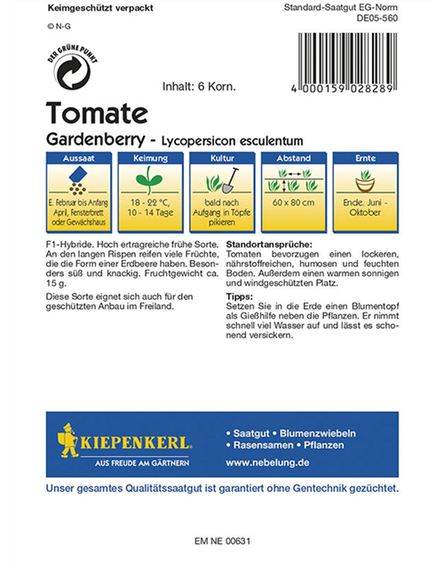 Tomaten Gardenberry
