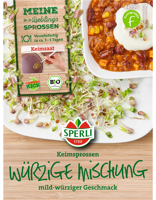 BIO Keimsprossen Würzige Mischung