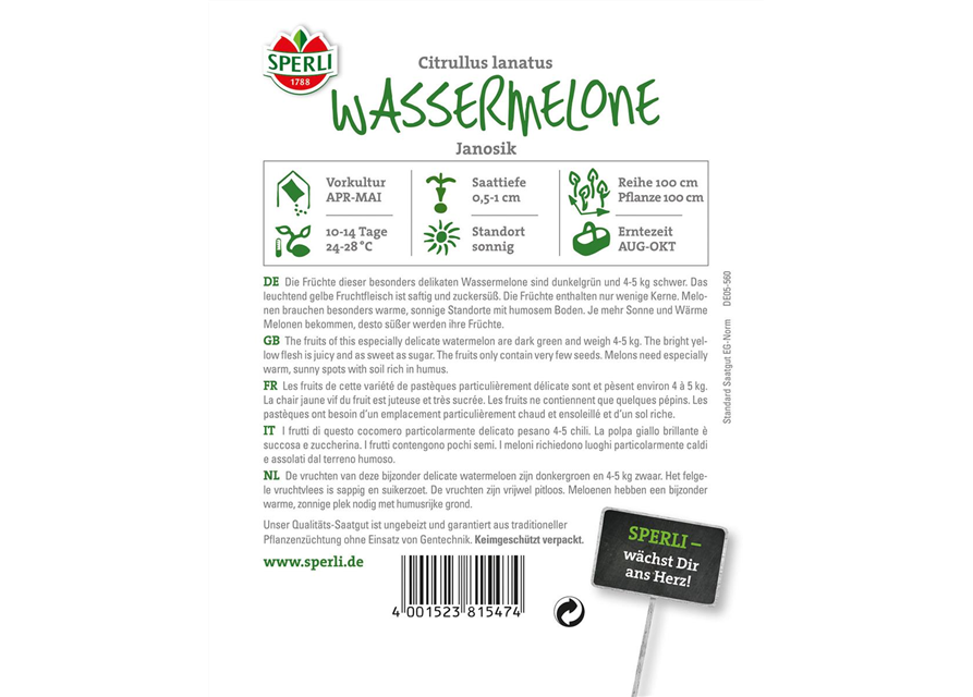 Wassermelone Janusik