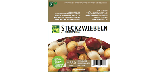 Steckzwiebelmix gelb-weiß-rot 