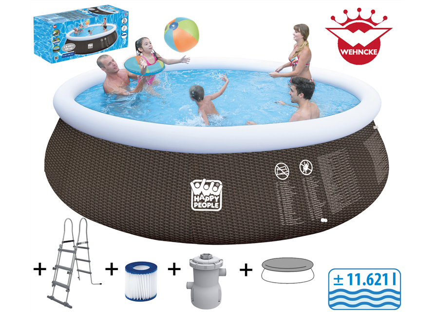 Happy People Quick Up Pool Set, ca. 450x106 cm