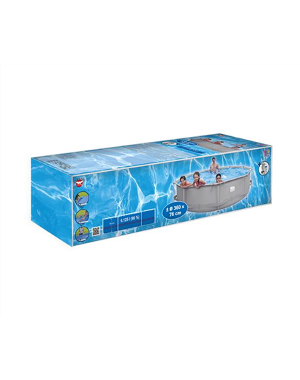 Happy People Stahlrahmenpool-Set, 360x76 cm Happy People Stahlrahmenpool-Set, 360x76 cm