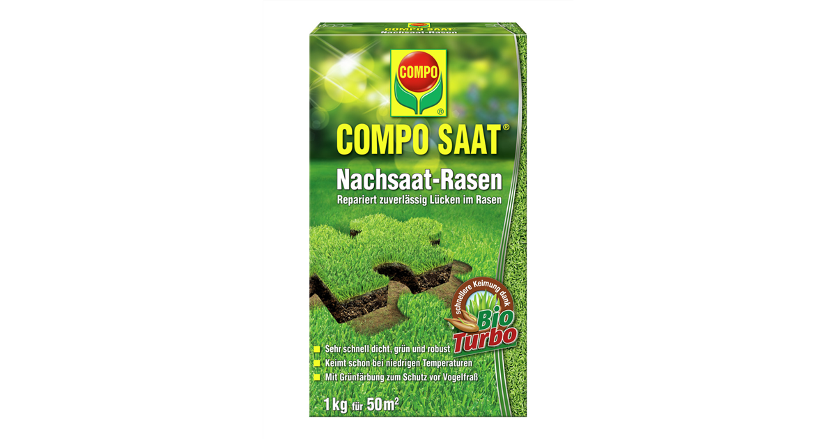 COMPO SAAT Nachsaat-Rasen 1kg, Nachsaat