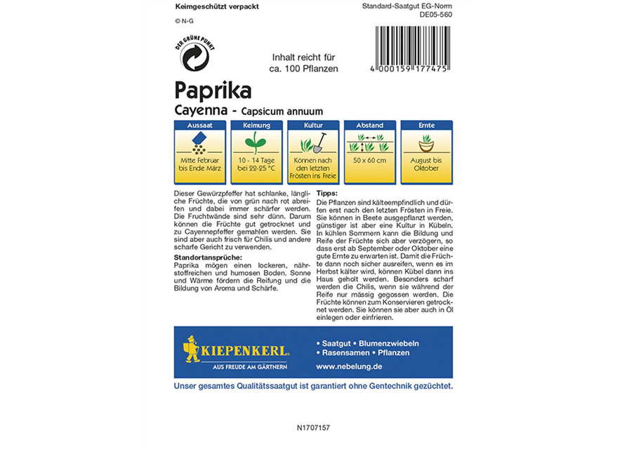 Paprika Cayenna