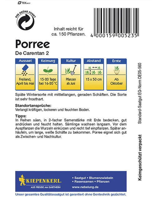 Porree De Carentan 2nPG C