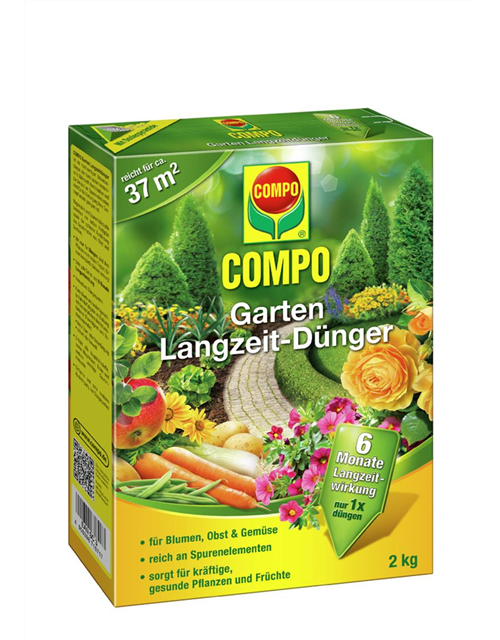 COMPO Garten Langzeit-Dünger, 2 kg