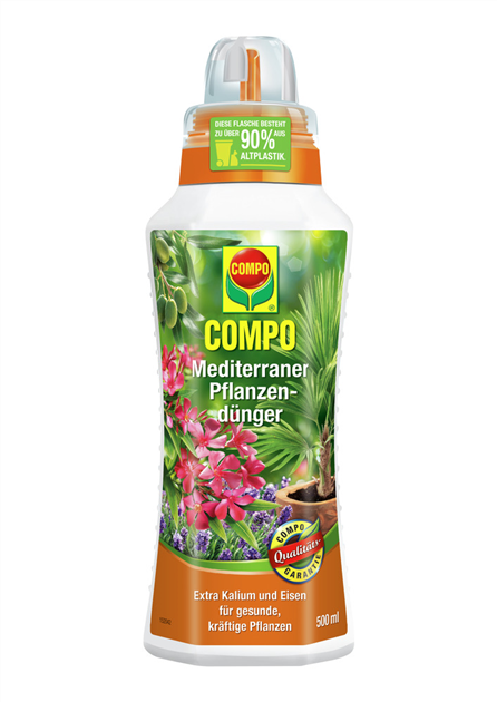 COMPO Mediterraner Pflanzendnger 500ml, Mineralischer  Spezial-Flssigdnger fr alle mediterranen Pflanzen