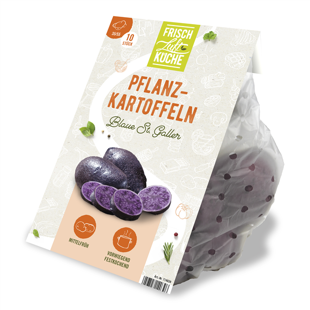 Pflanzkartoffeln Blaue St Galler, Frischluftkche
