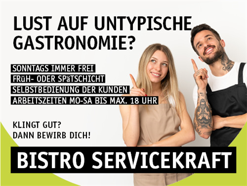 SERVICEKRAFT FÜR UNSER BISTRO