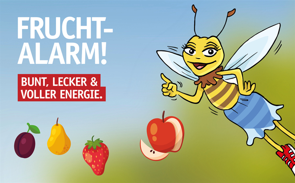 BUNT, lECKER UND VOLLER ENERGIE! - FRUCHTALARM!