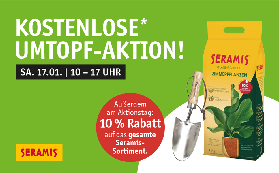 17. JANUAR 2026 - KOSTENLOSE UMTOPF-AKTION!