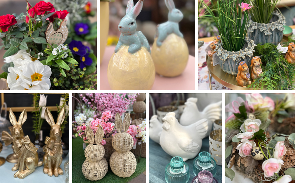 Hasen, Ostereier, Frühlingsblüten ... - Osterdeko zum Verlieben!