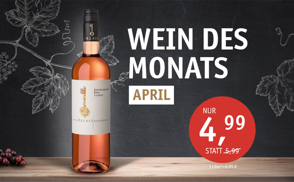 Wein des Monats April - Spätburgunder Rosé