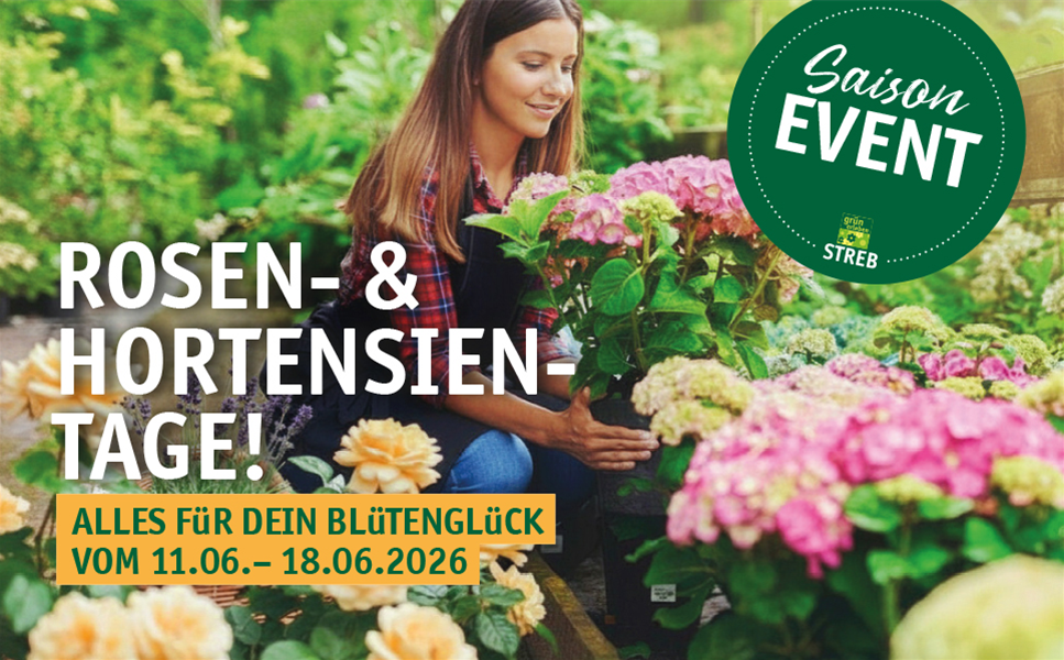 11.06.-18.06.2026 - Rosen- und Hortensientage!